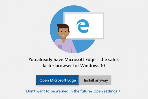 مایکروسافت هشدار نصب مرورگرهای دیگر در ویندوز ۱۰ را حذف می‌کند