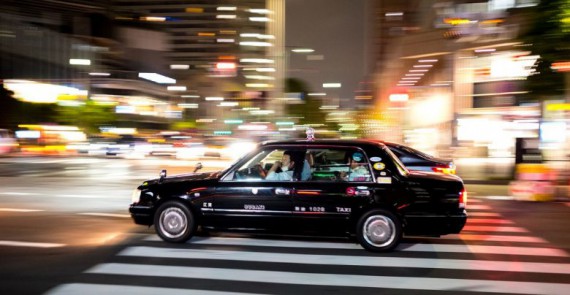 تاکسی اینترنتی سونی در توکیو به راه افتاد